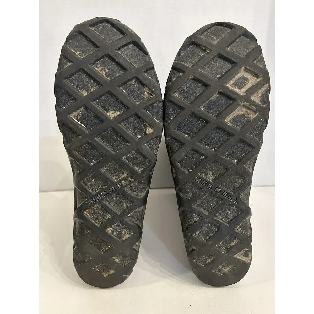 Merrell Kids Jungle Moc Puff J95602 Black Suede Waterproof Snow Boots Kids 6.5